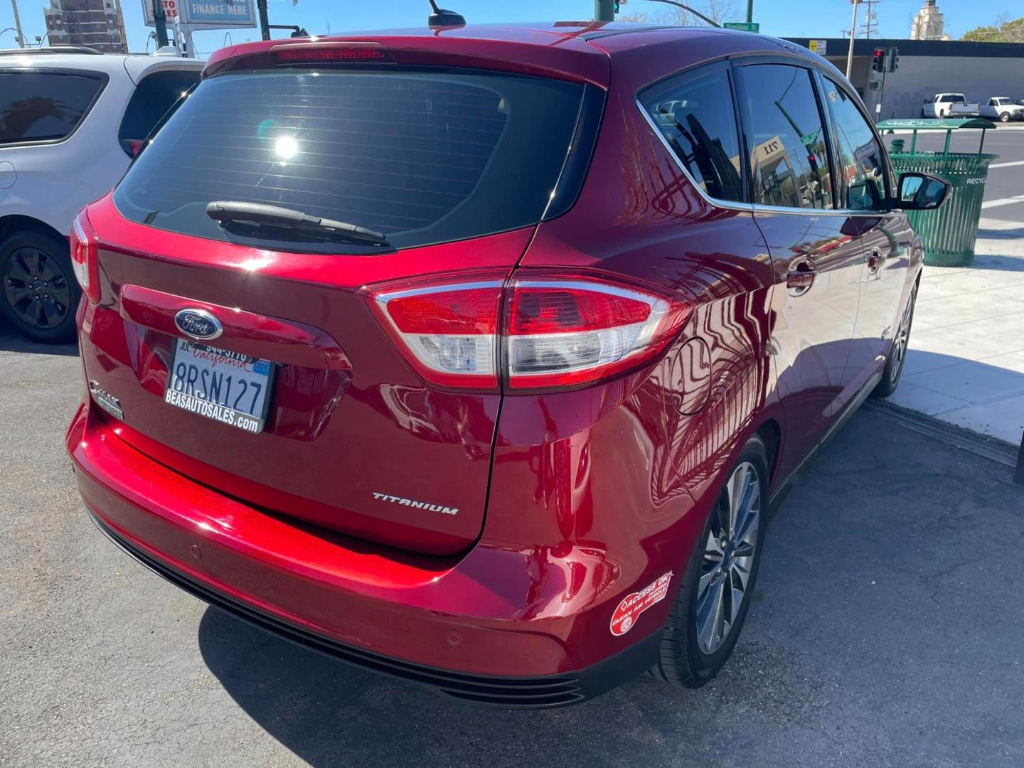 2017 RED /BLACK Ford FORD C-MAX (1FADP5FU6HL) , located at 744 E Miner Ave, Stockton, CA, 95202, (209) 944-5770, 37.956863, -121.282082 - Photo#13